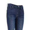 stretch cotton denim slared jeans