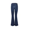 stretch cotton denim slared jeans