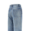 straight leg jeans with t monogram motif