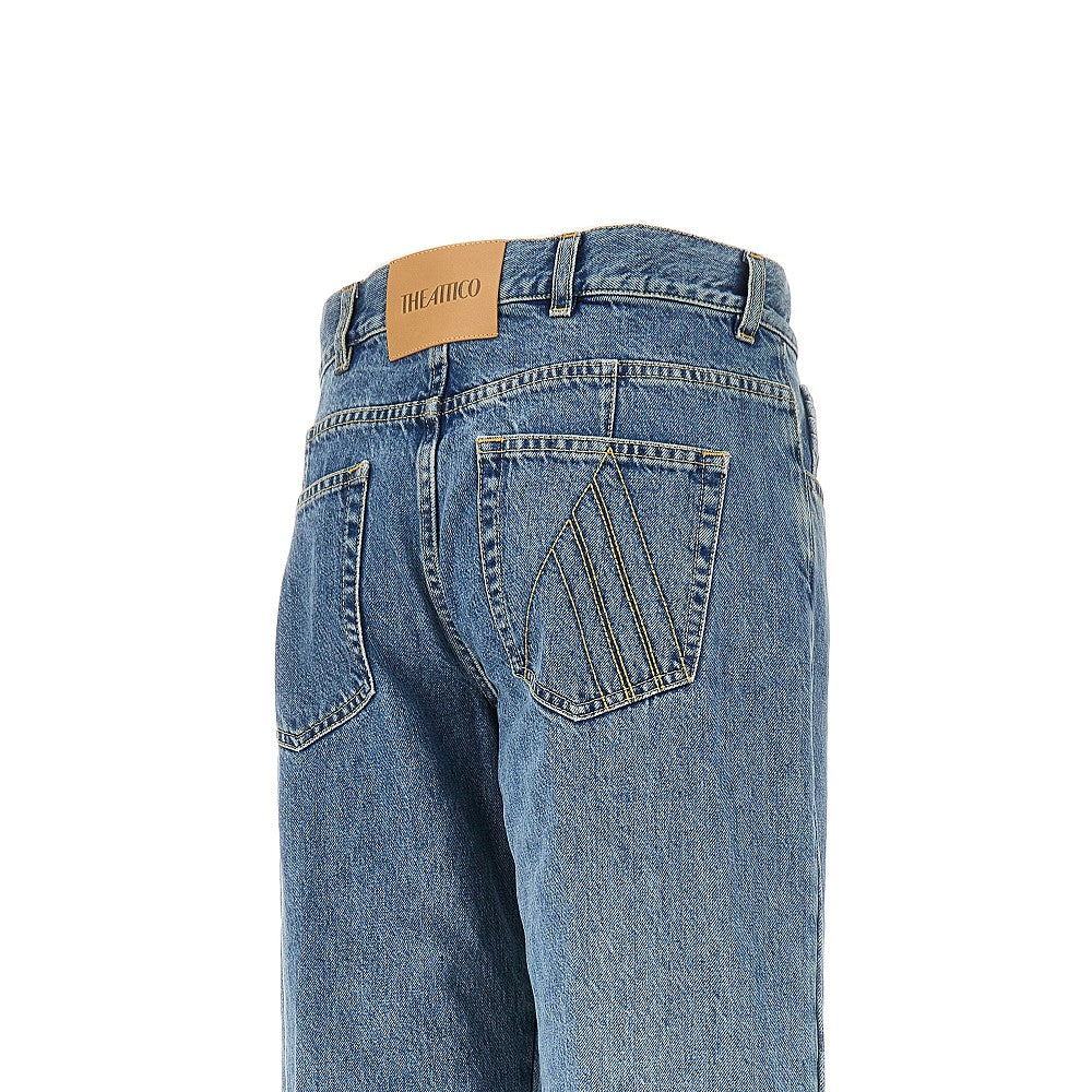 layered effect jeans