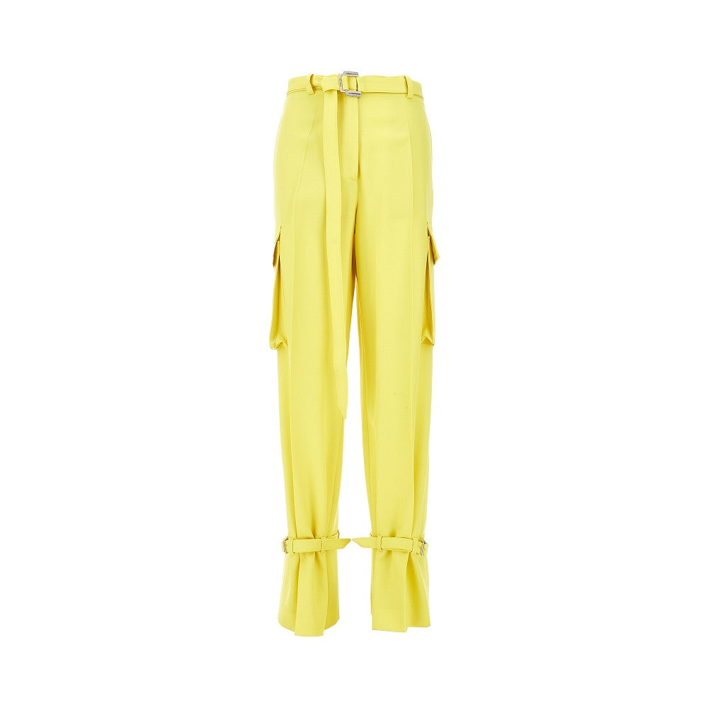 THE ATTICO 40 twill cargo pants