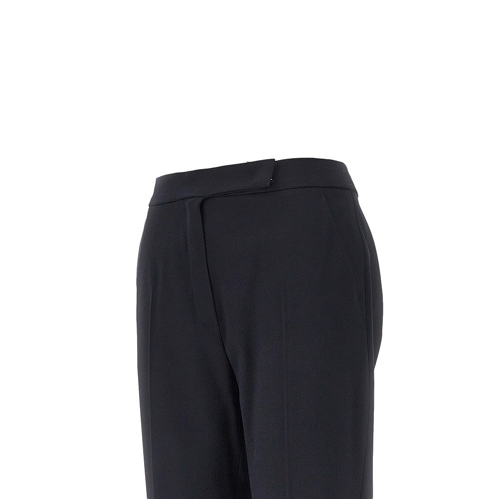 stretch wool tailored pants