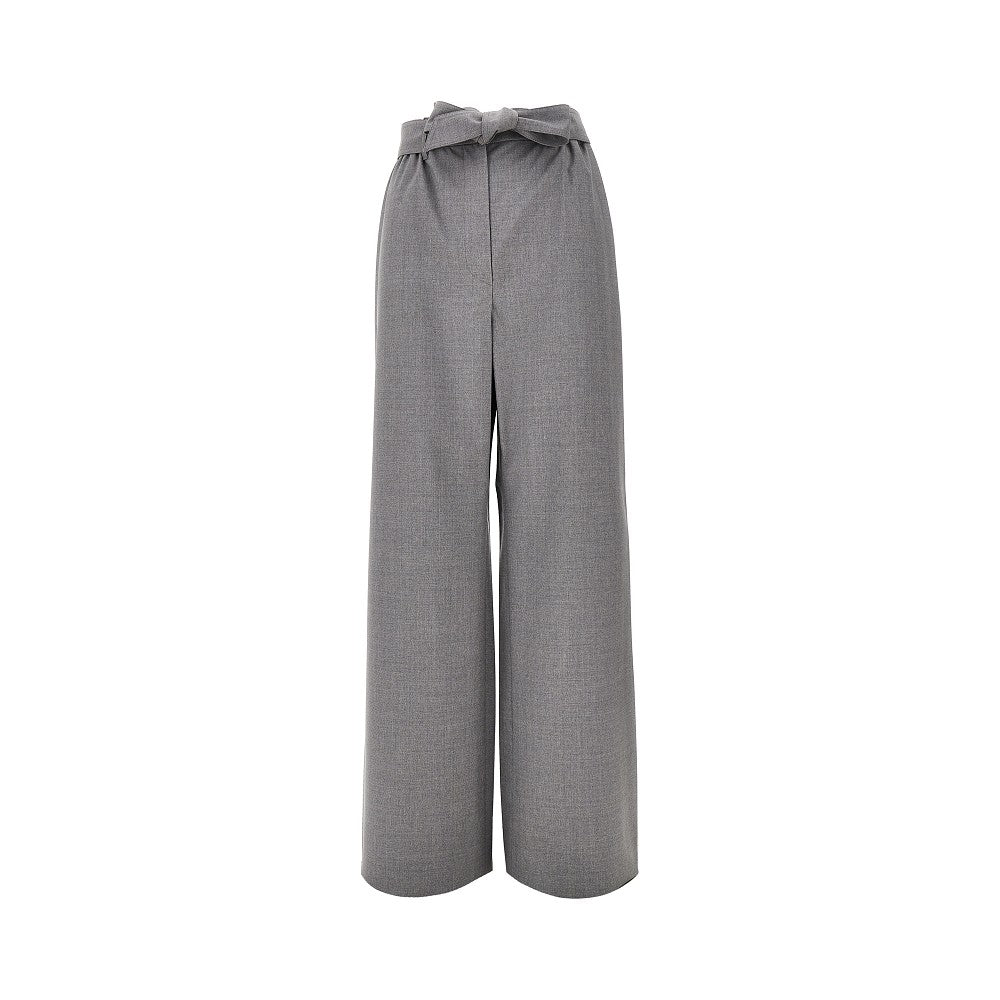 MAX MARA 42 wool parachute pants with belt