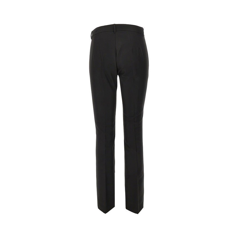 cotton and viscosa cropped pants