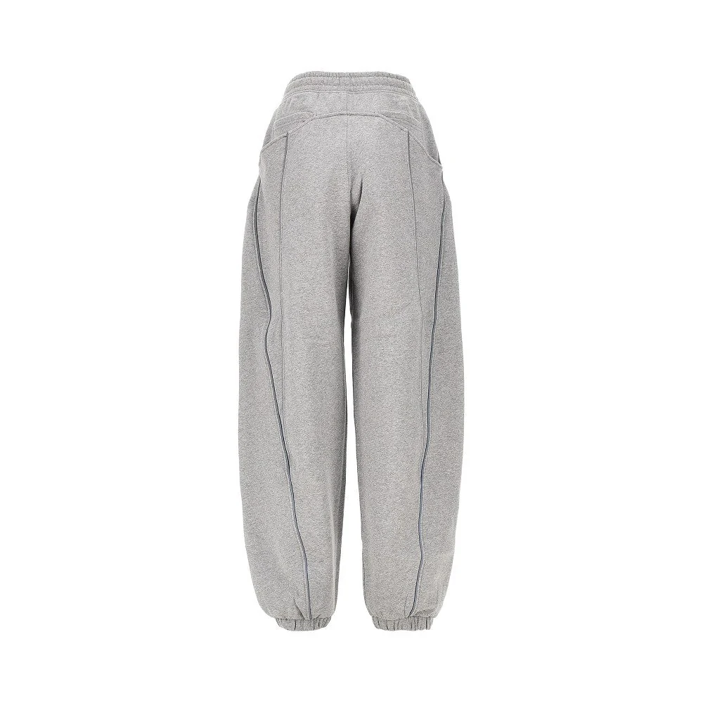 mélange cotton jogging pants