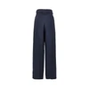 tailored pants with press-studs