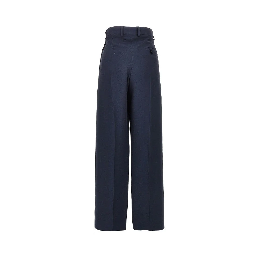 tailored pants with press-studs