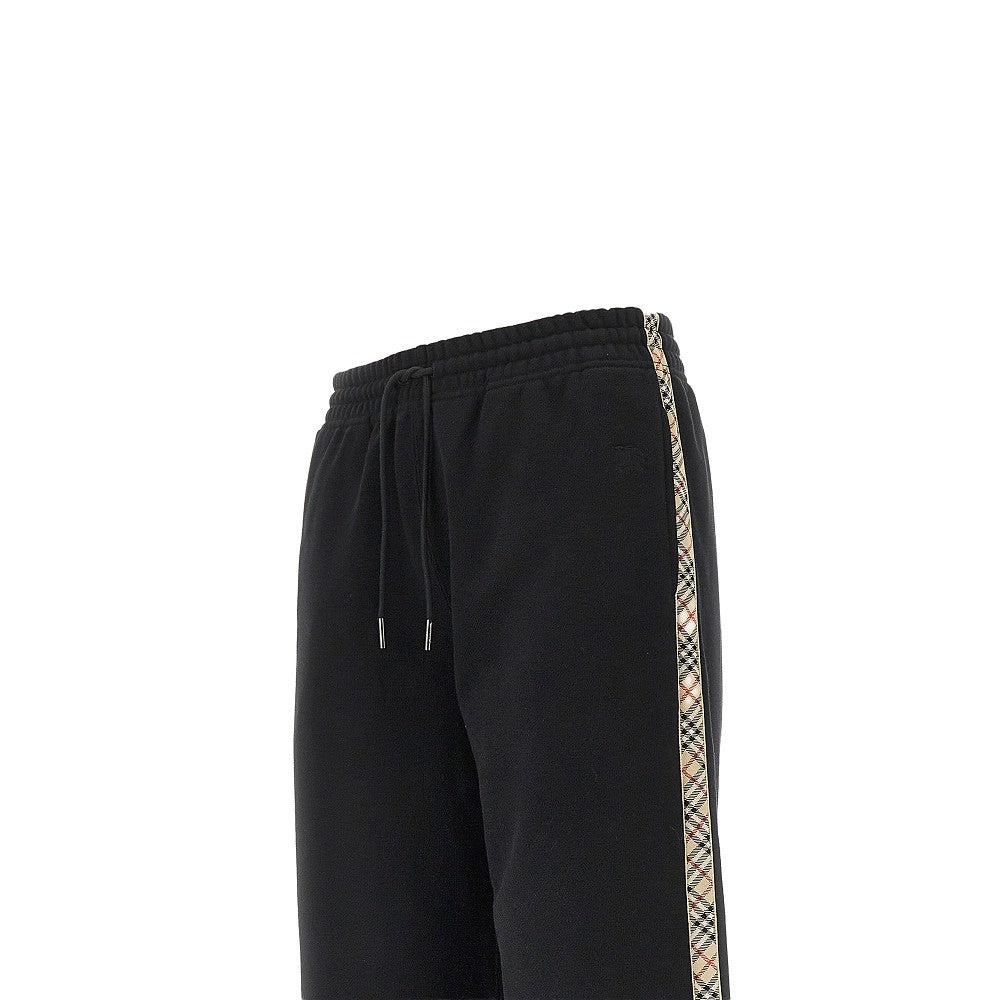 BURBERRY XS sweatpants with check trimmings