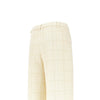 wide leg tweed pants