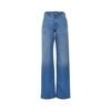 délavé cotton denim jeans