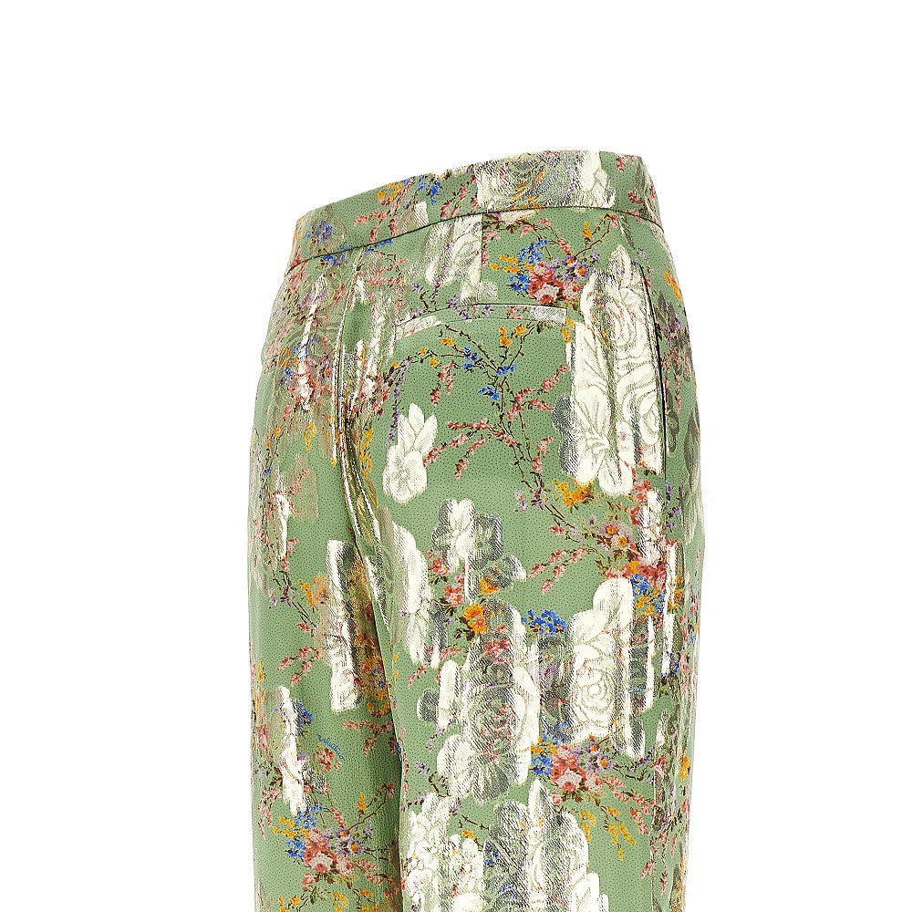 VALENTINO 42 fil coupé silk pants