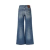 vgold details flared jeans