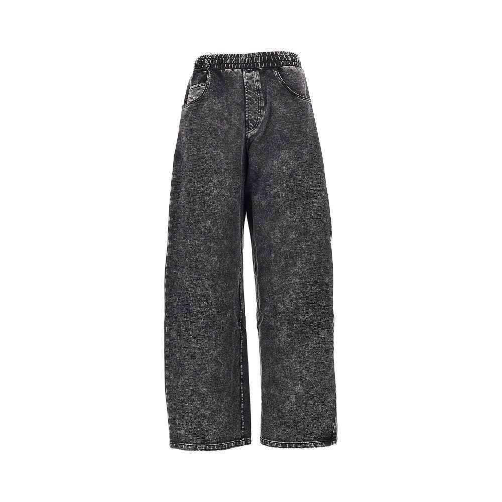 DIESEL S denim effect relaxed fit sweatpants