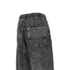 denim effect relaxed fit sweatpants