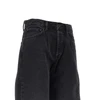 cotton denim spiral jeans