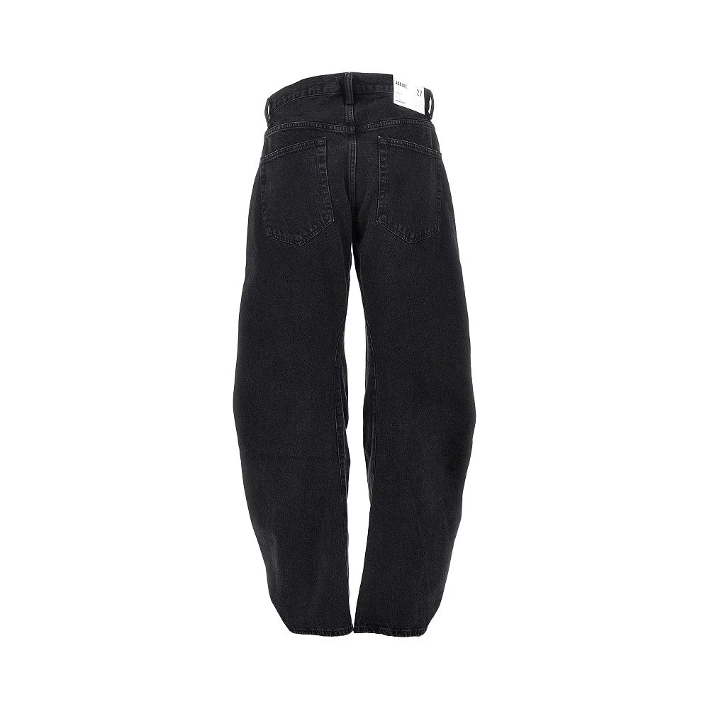 cotton denim spiral jeans