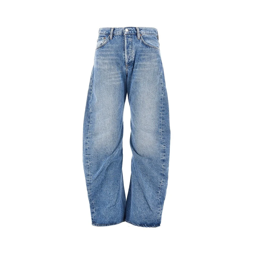 AGOLDE 24 cotton denim spiral jeans