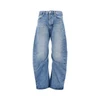 cotton denim spiral jeans
