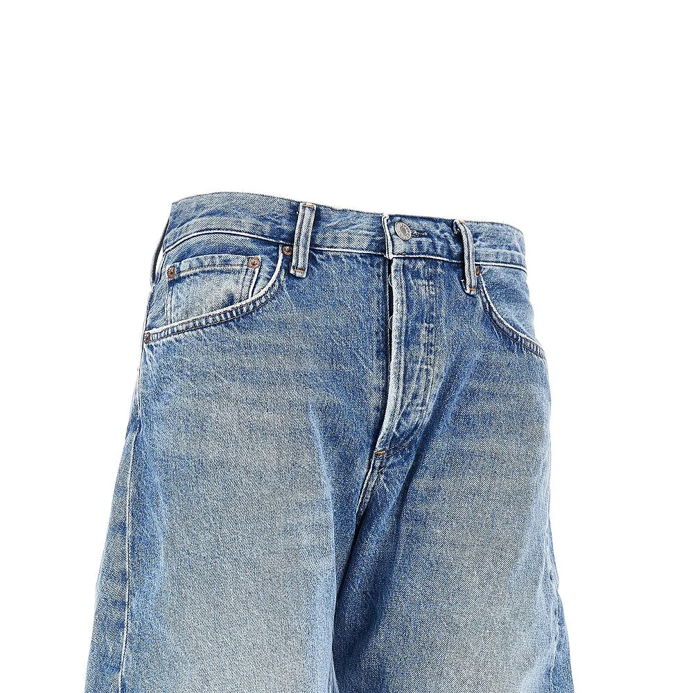 AGOLDE 24 cotton denim spiral jeans