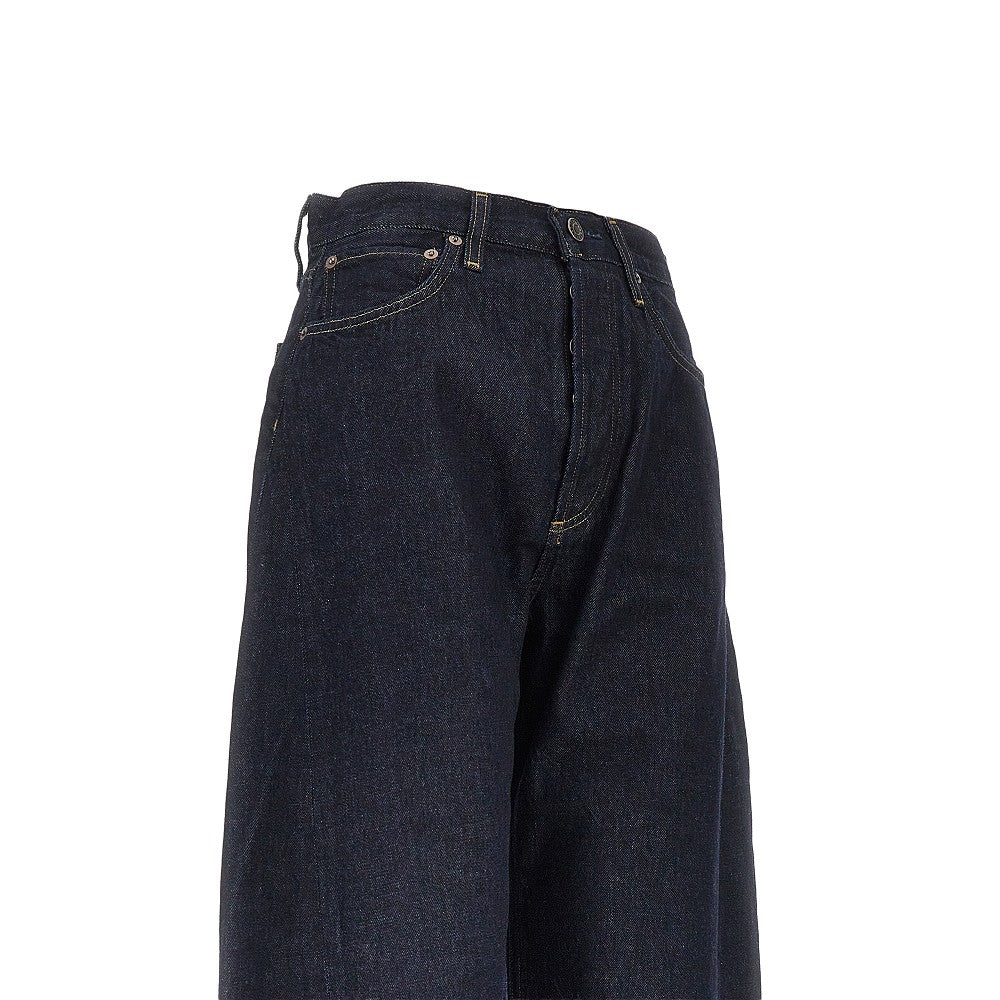 luna pieced high-rise jeans