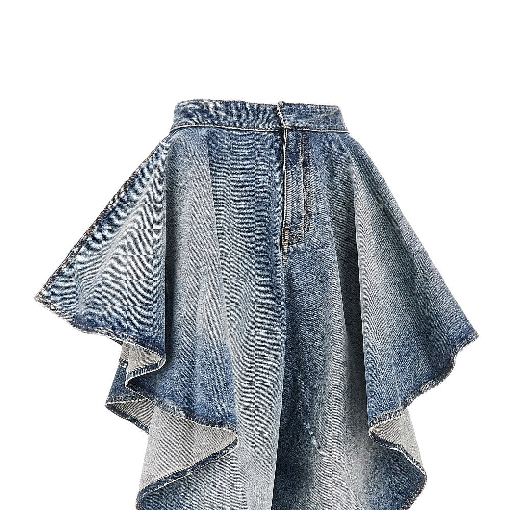 ALAIA 38 panelled jeans with cuff