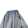 panelled jeans with cuff