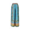 printed silk wide-leg pants