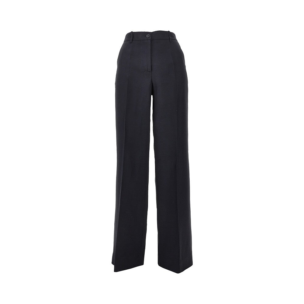 P.A.R.O.S.H. L linen-blend straight leg pants