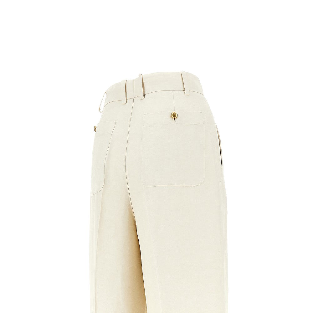 raisa linen-blend pants