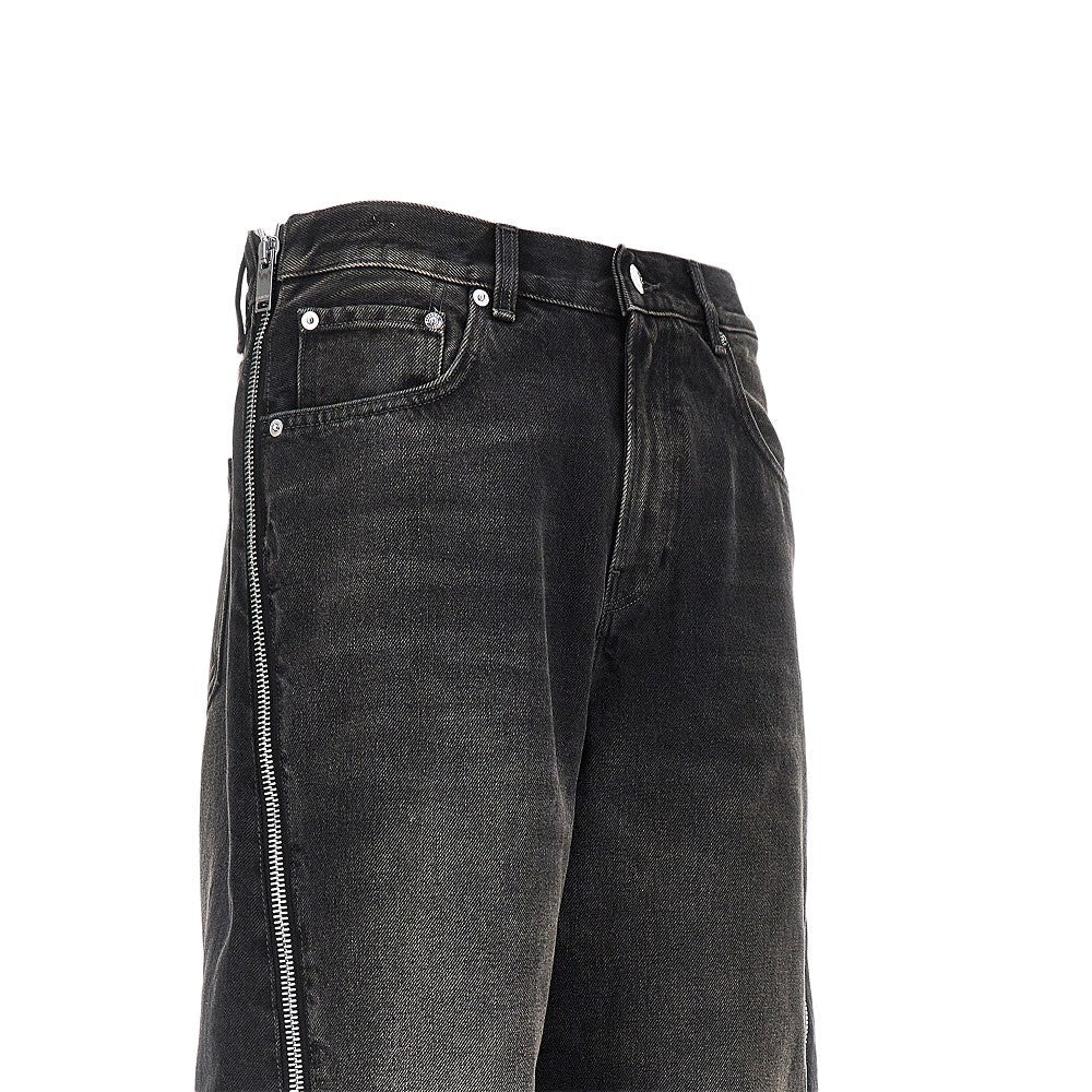 bonnie zip denim jeans