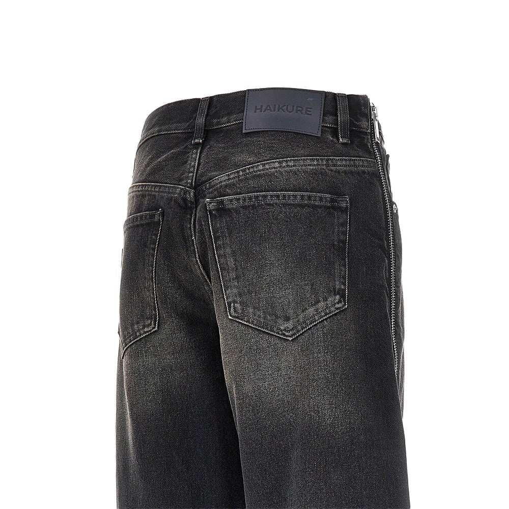 bonnie zip denim jeans