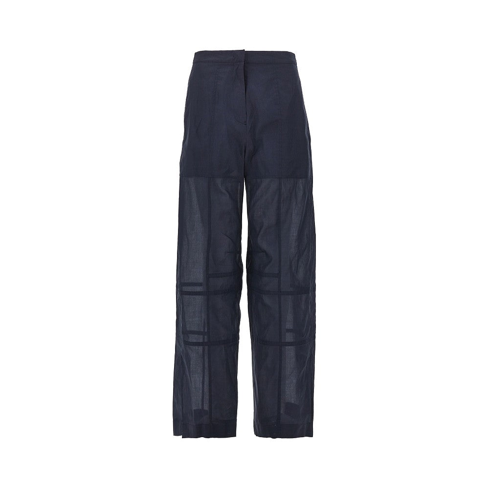 JIL SANDER 38 cotton organdy pants