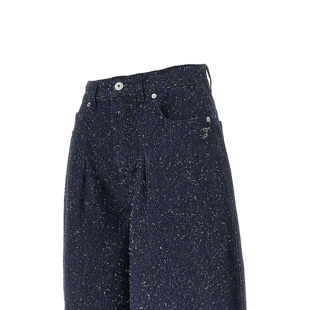 JACQUEMUS 27 ovalo denim pants
