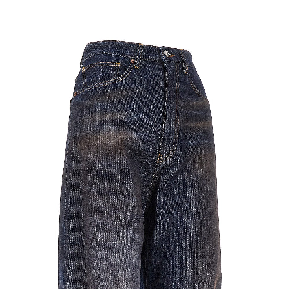 MM6 27 used effect wide leg jeans