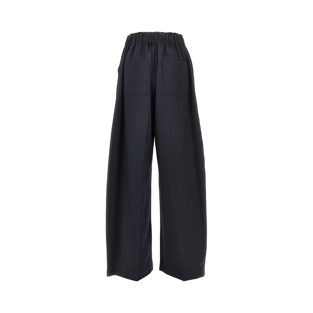 dora wool-blend oversized pants