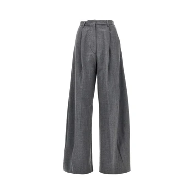 billie wide-leg wool-blend pants
