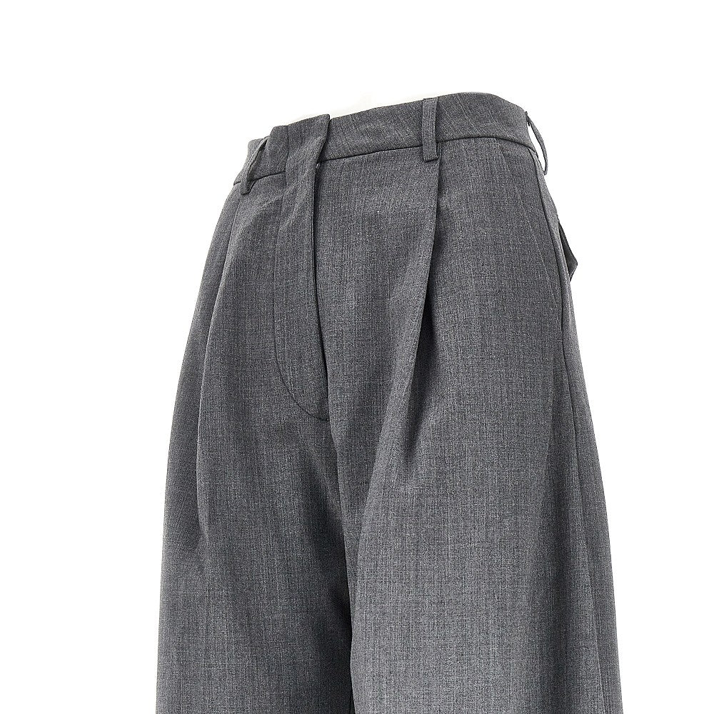 THE LATEST 38 billie wide-leg wool-blend pants