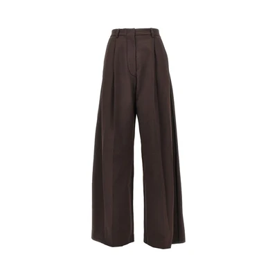 billie wide-leg wool-blend pants
