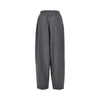 wool pants with elasticated waist