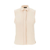 twill top with collar