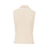 twill top with collar