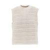 openworked knit top