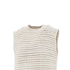 openworked knit top