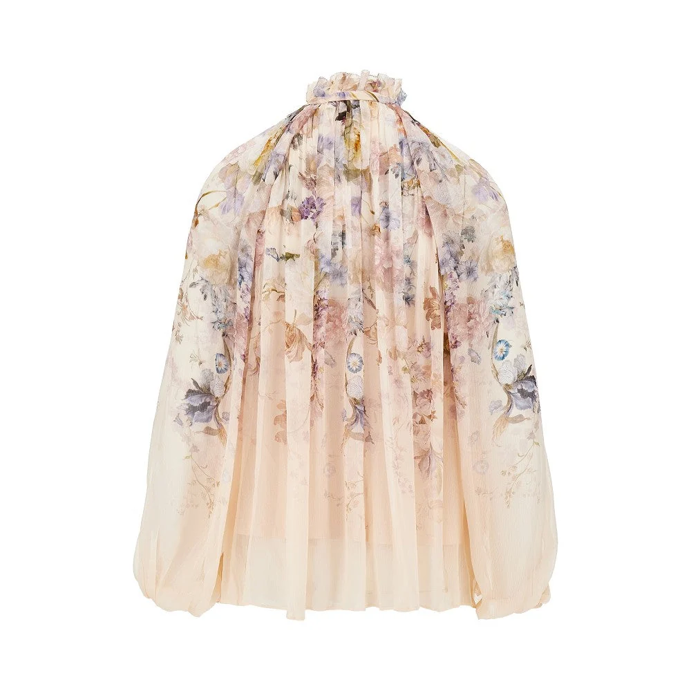 valiant crêpe de chine blouse
