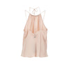 satin halter neck top
