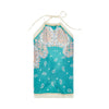 printed twill scarf top