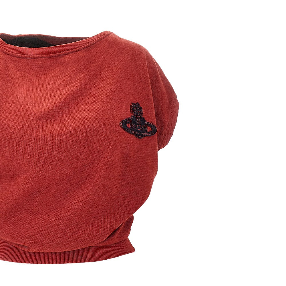 VIVIENNE WESTWOOD S hebo asymmetrical french terry top