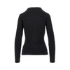draped jersey top with press-studs