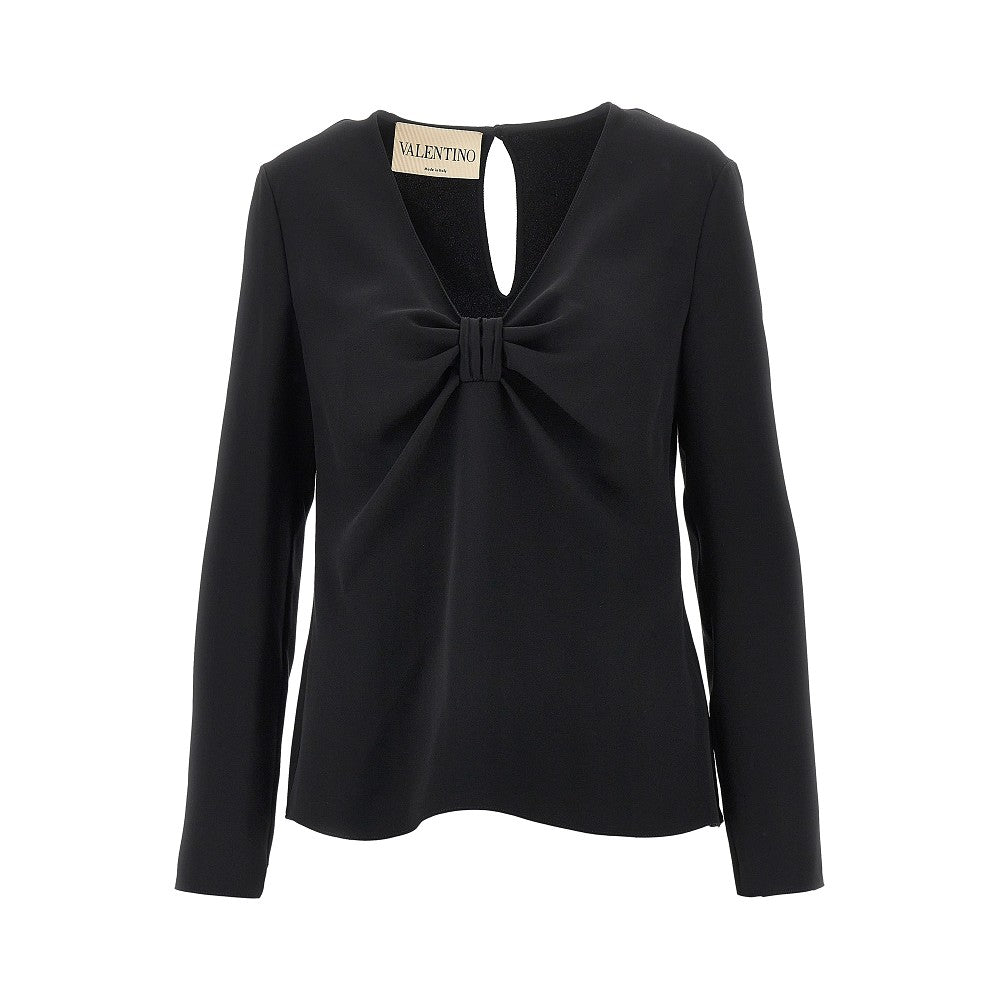 cady couture top with bow