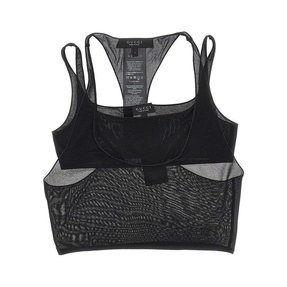 crêpe two-pieces top
